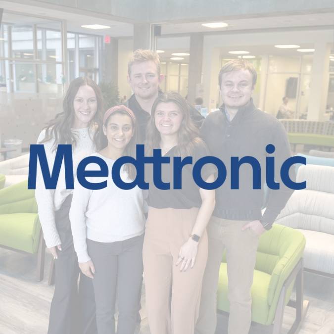 Medtronic Success Story Medtronic group photo graphic