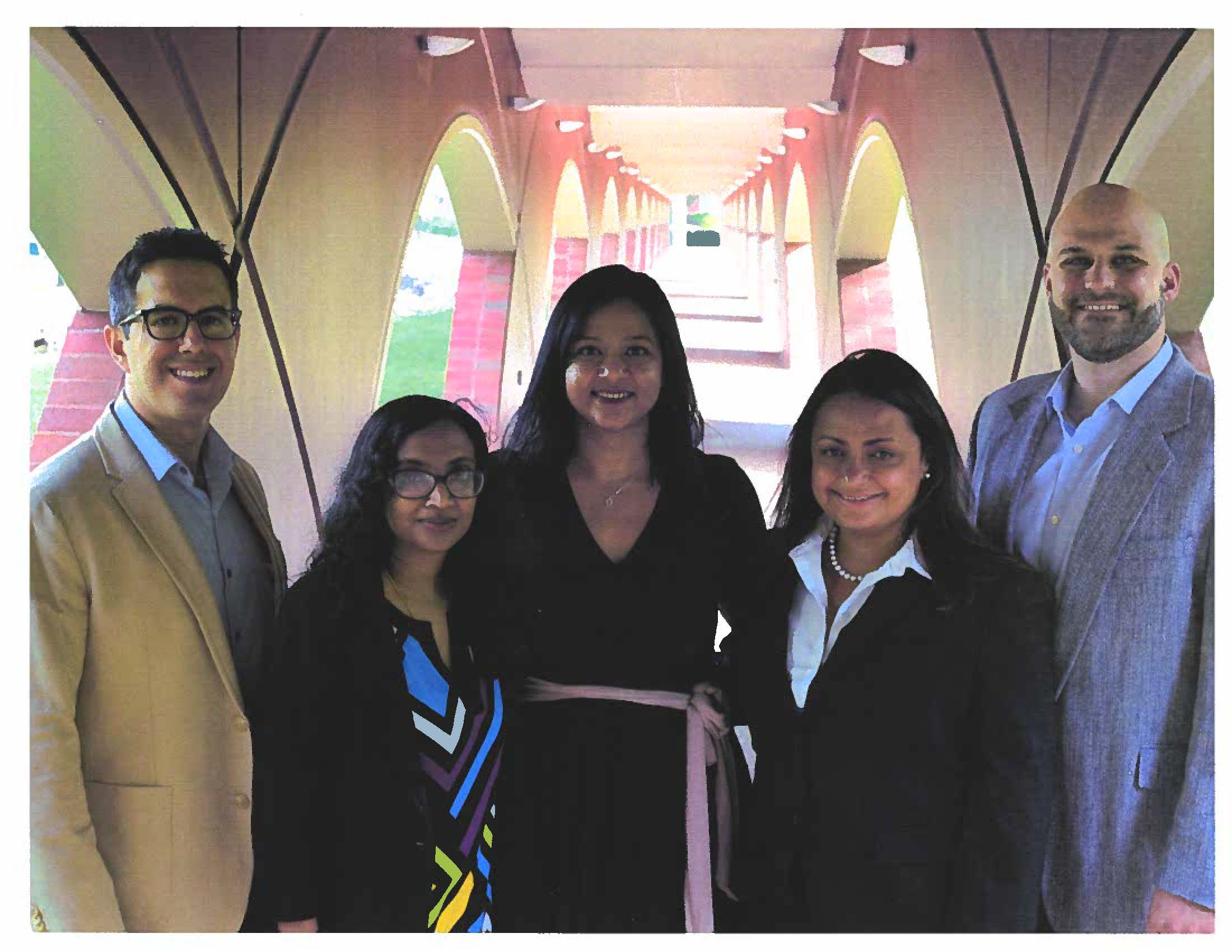 2019 graduates Bujanda, Narayanan, Desai, Jani, and Goldkamp