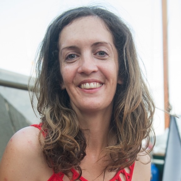 Mary Mattingly A photograph of artist Mary Mattingly from the shoulders up, smiling