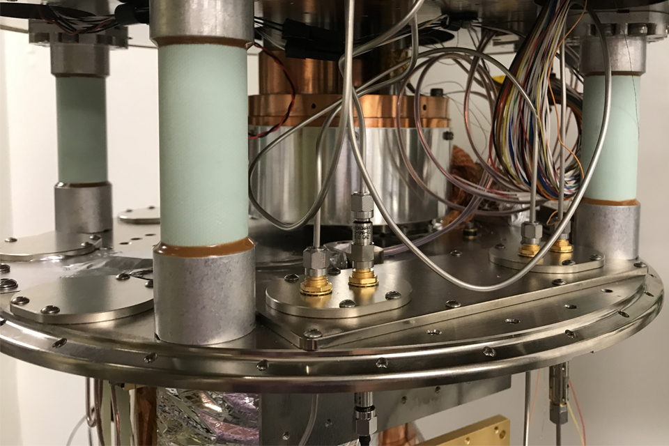 Diabatic demagnetization refrigeratar in a SLU physics lab